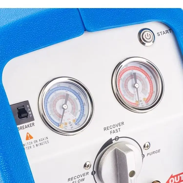 RR250 Refrigerant Recovery Machine Oil and Gas Separation Refrigerant Fluorine Extraction Machine