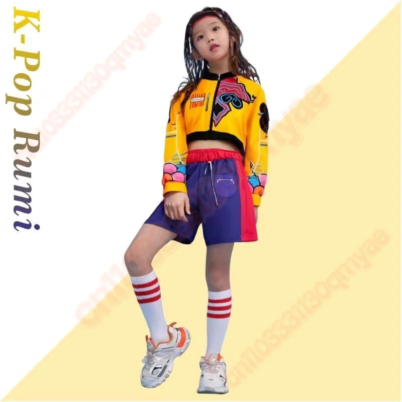 소녀 Zoey 코스프레 걸 그룹 Rumi Kids Costume Mira 복장 좋아하는 무대 공연 의류 할로윈 애니메이션 영화 Dress Up