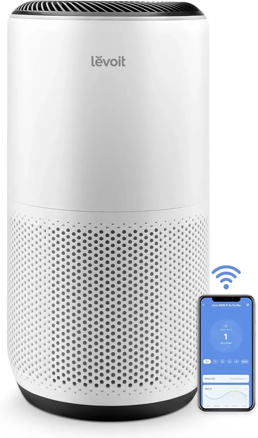 Air Purifiers for Home Large Room Up to 1733 Ft² With HEPA Sleep Mode, AHAM VERIFIDE, Auto Mode, Air Quality Monitor, Smart WiFi