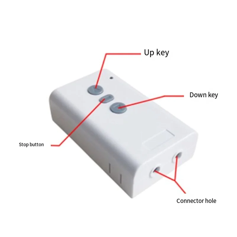 AA08-Двигатель дистанционного управления для штор вперед и назад, двусторонний пульт дистанционного управления для электрических штор и проекционных экранов