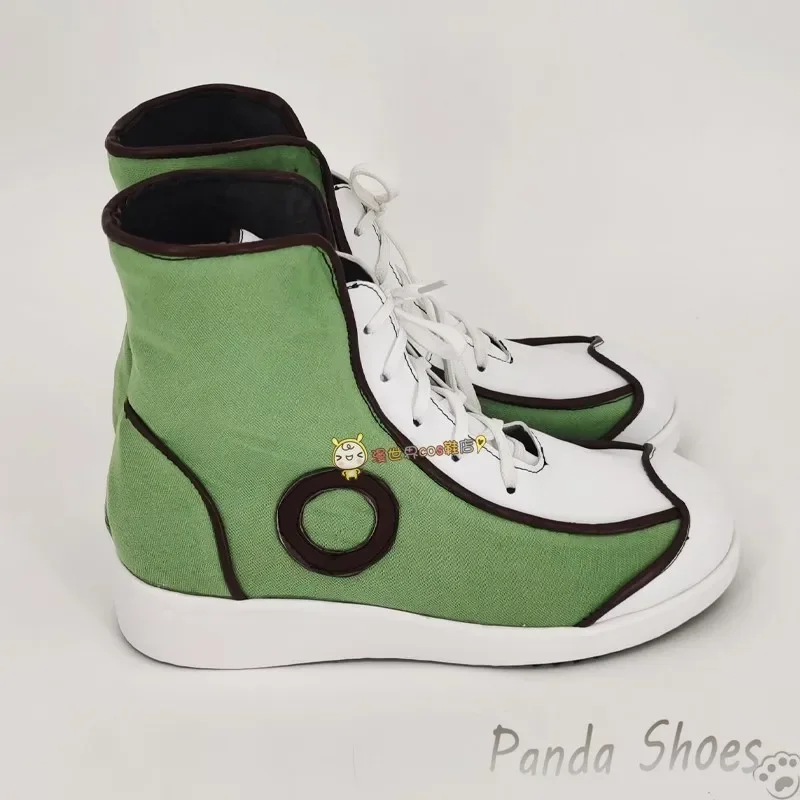 Zapatos de Cosplay de Anime Chainsaw Man Denji Cos, zapatillas verdes, botas, accesorios de vestuario, zapatos para fiesta de Halloween