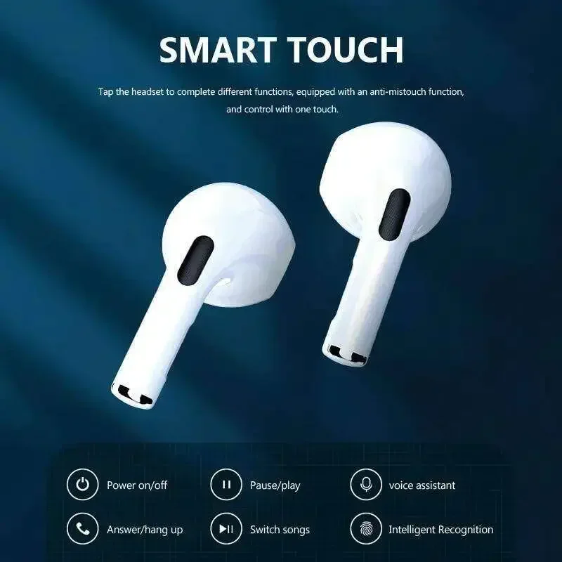 TWS Pro6 Bluetooth Earphones Wireless Headphones HiFi Headset Waterproof Noise Reduction Sports Earbuds With Mic For Smartphones