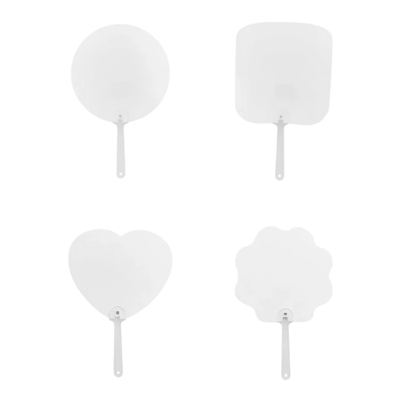 Diy Blanks Hand Fan Heat Transfer Printing Folding Handheld Fan for Dancing,Wedding Performances Party Sublimation Fan