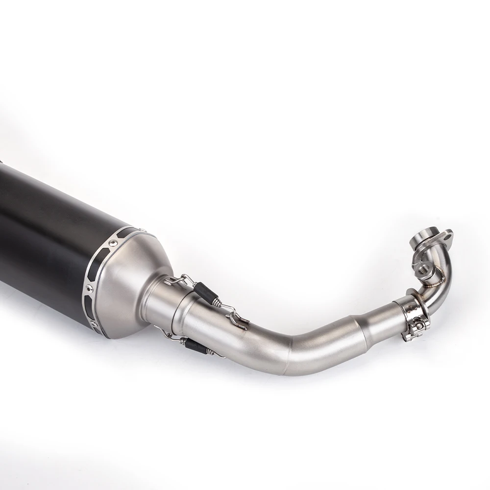

For vespa GTS300 SUPER 300 Motorcycle System Escape Slip On Front Tube Link Pipe Connect Original full Motorcycle Exhaust Syst
