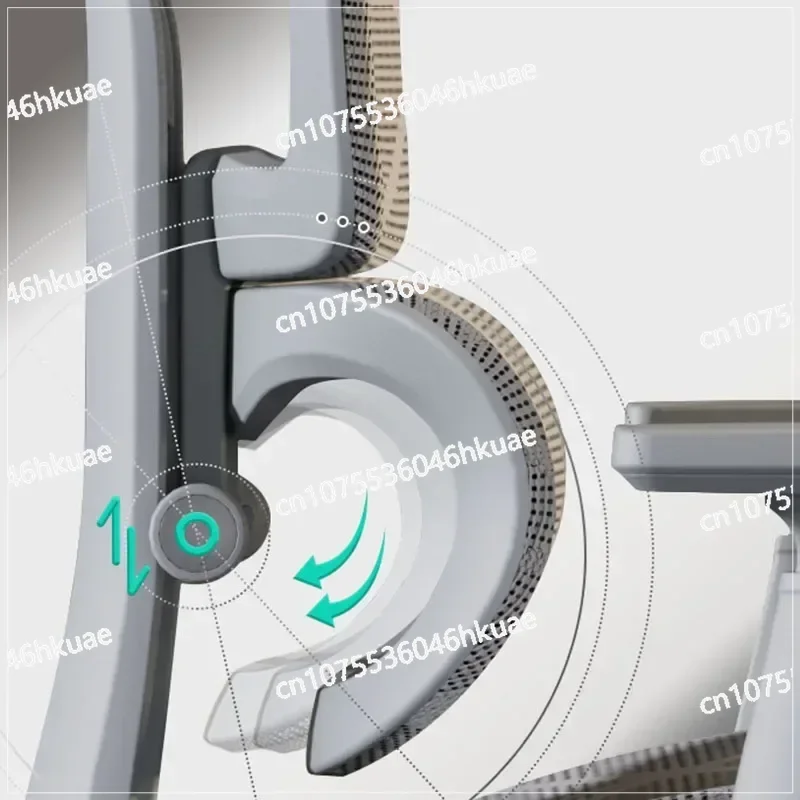 دعم خلفي مريح للمقعد قابل للتعديل، كرسي كمبيوتر لألعاب الفيديو،