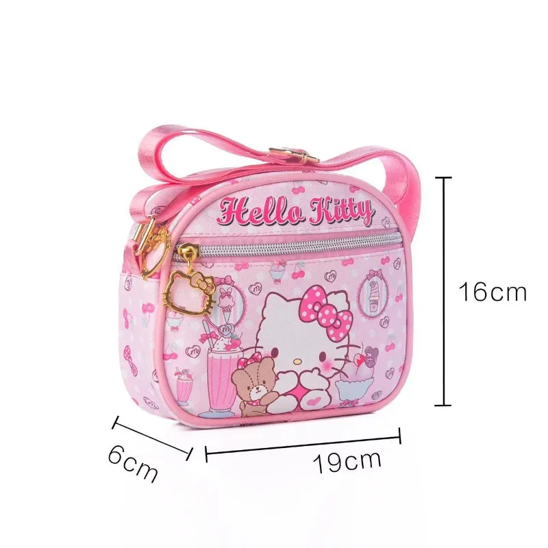 Sanrio Loomi sacola dos desenhos animados, bonito, impermeável, leve, infantil melodia, crossbody, bolsa de ombro, novo