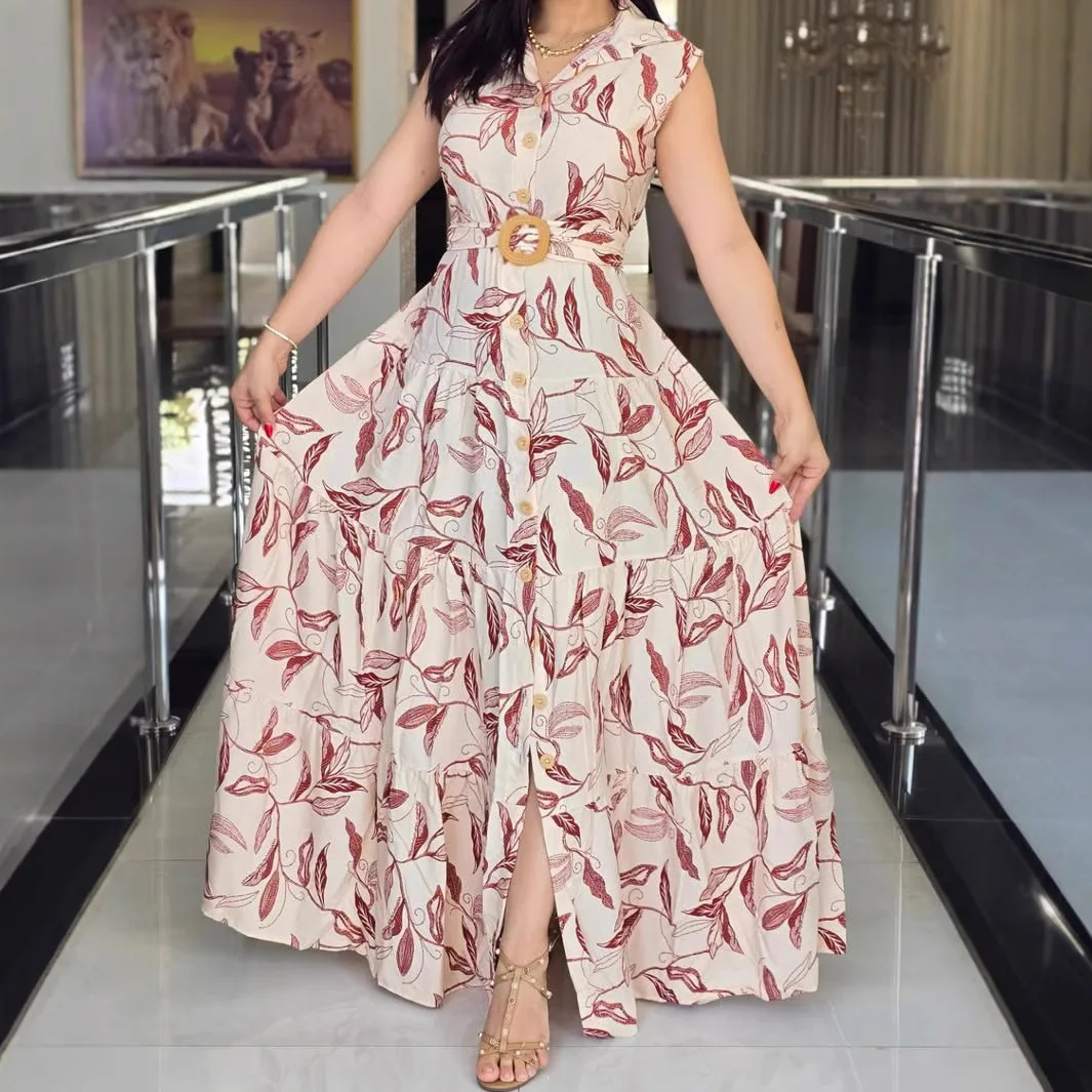 

Long Dress Women Dresses A Line Vestidos Streetwear Party Beach Maxi Sleeveless Elegant Splice Y2k High Waist Summer 2025