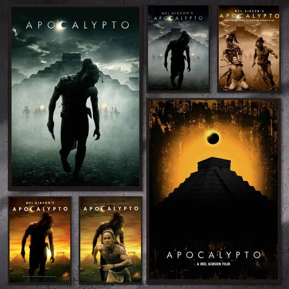 Movie M-Mel Gibson's Apocalypto Poster PP Wall Decor Posters Celebrity Art Prints Aesthetic Wall Art Bedroom Office Home Gift