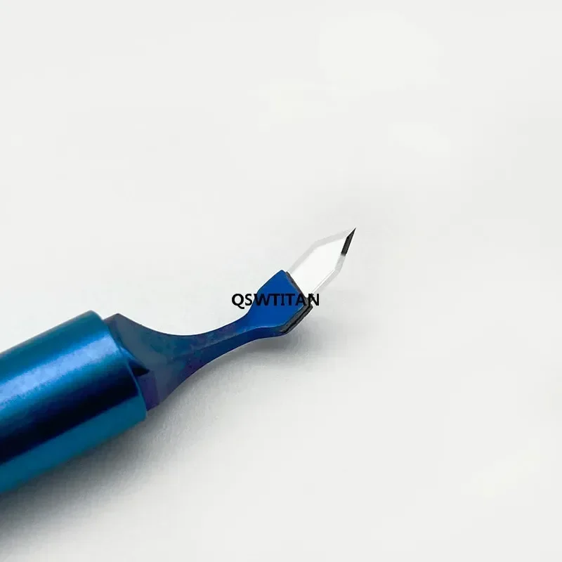 Lames de cornée transparentes en saphir, tête de couteau/pointe de couteau pour instrument chirurgical ophtalmique