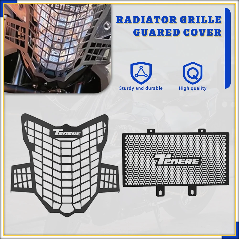 

Radiator Grille Guard Cover Protector Headlight Grill Guards FOR YAMAHA XT660Z SUPER TENERE XT 660 Z Tenere 2008-2016 Motorcycle