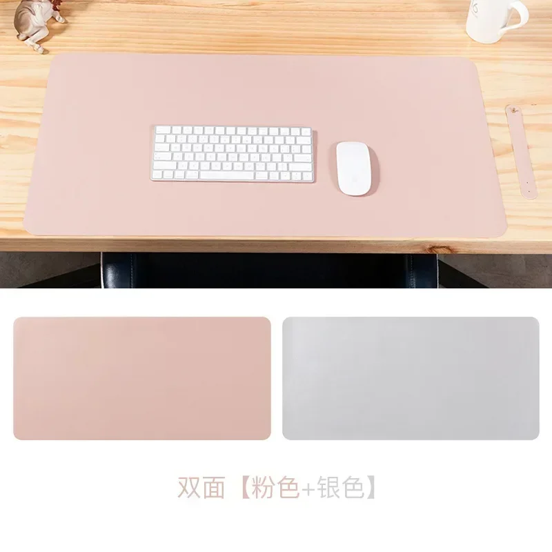 2024 New office Mouse Pad 90x45/80x40cm PC Mousepad XXL Computer Waterproof Table Pad PU Leather Large Desk Mat Double-sided