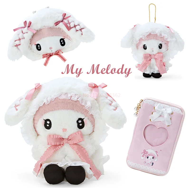 Sanrio Official Genuine Latest Collection The Promise Of The Moon Kuromi My Melody Plush Doll Wallet Hairclip Girl Birthday Gift