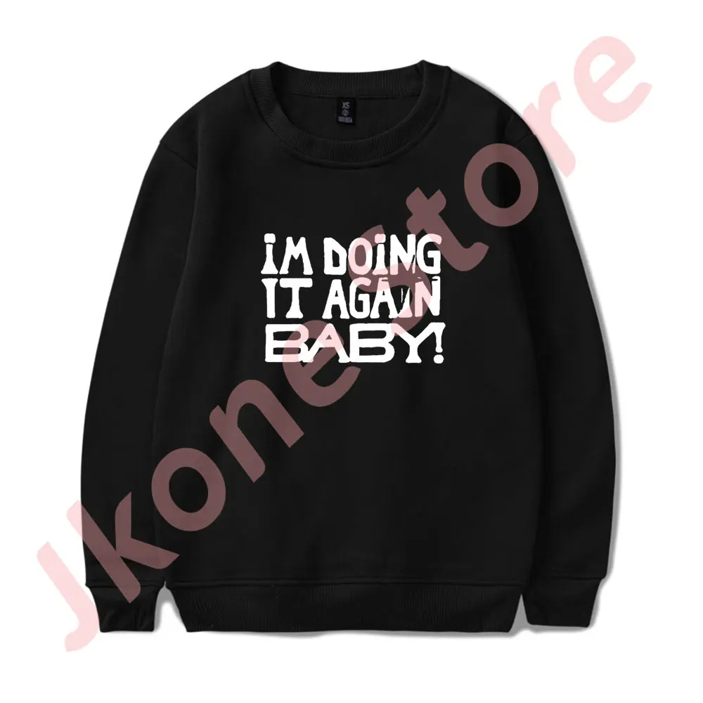 Girl in Red Doing It Again Baby Logo Merch Crewneck Sweatshirts Cosplay Unisex Fashion Casual Long Sleeve Top