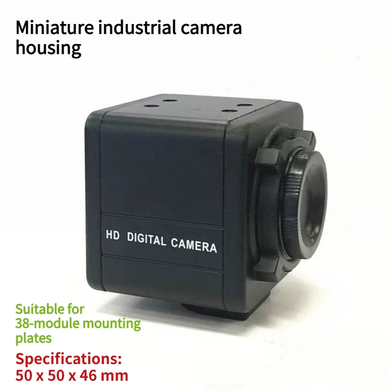 Square Aluminum Alloy Microscope-style Camera Housing Lndustrial Camera Housing Cross-style Network Surveillance Camera Housing