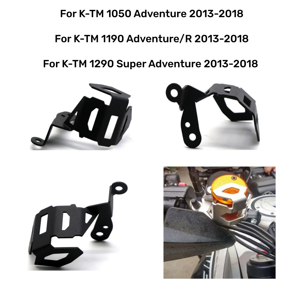 

Front Brake Reservoir Guard Brake Fluid Reservoir Cover Protector Fit For K-TM 1050 Adventure 1190 Adventure 1290Super Adventure