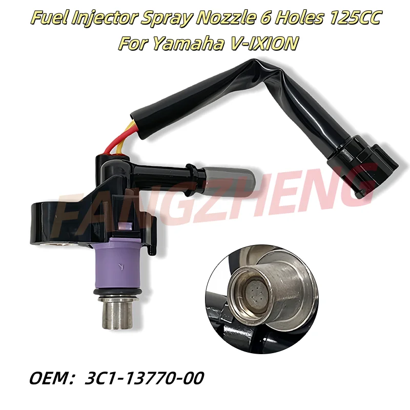 

3C1-13770-00 Fuel Injector Spray Nozzle 6 Holes 125CC For Yamaha V-IXION 3C11377000 Motorbike Scooter Accessory Spare Parts