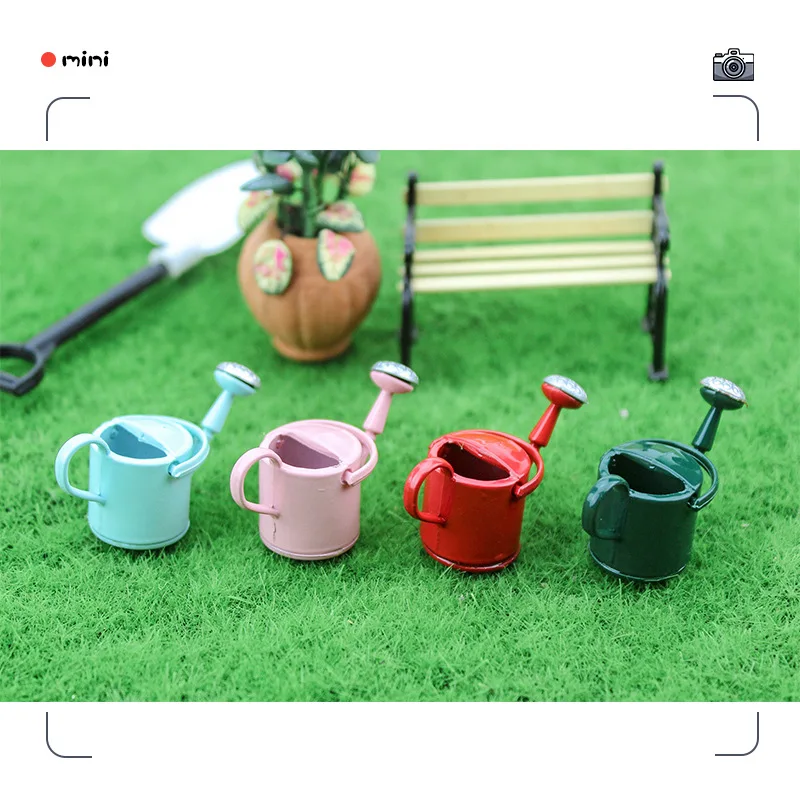 1:12 Ob11 Miniature Food Toys Model Scene Doll House Accessories Mini Watering Can Garden Dollhouse Decoration Photography Props
