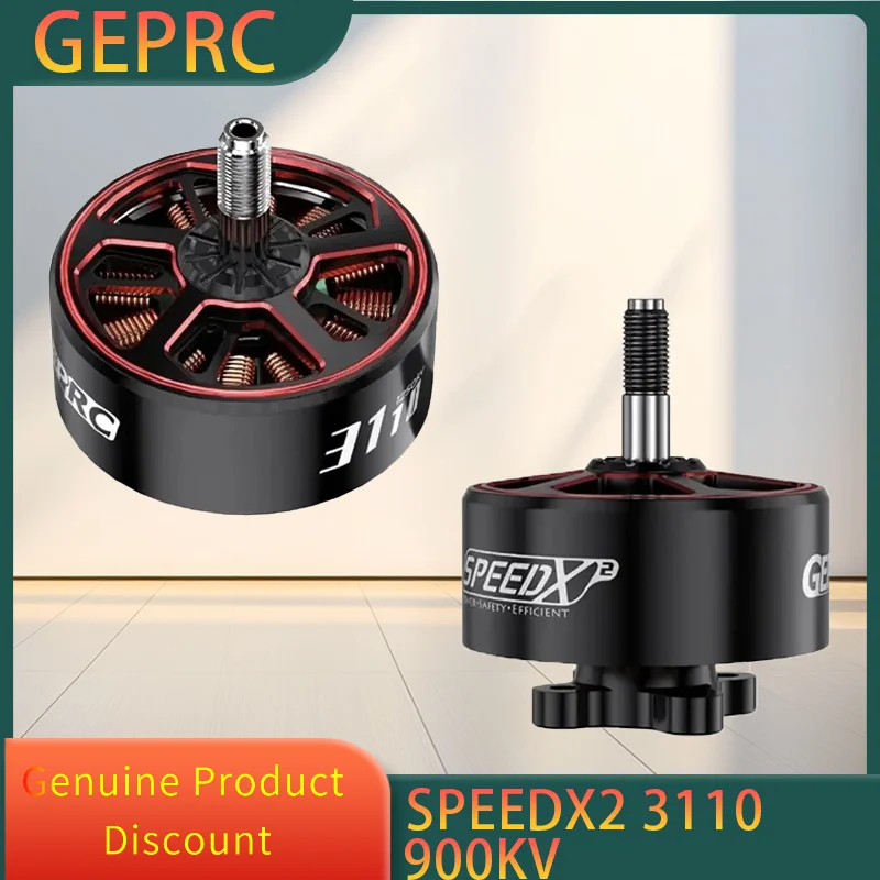 

GEPRC SPEEDX2 3110 Motor 900KV 6S LIPO for 7-10 Inch Long Range FPV Drones X8 Models DIY Parts