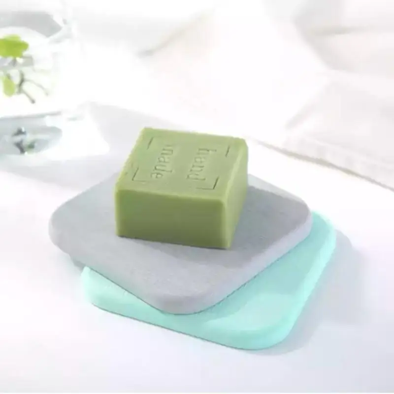 Solid Color Round Square Diatomaceous Earth Mats Toiletries Coasters Simple Absorbent Non-Slip Cup Home And Decoration Kitchen