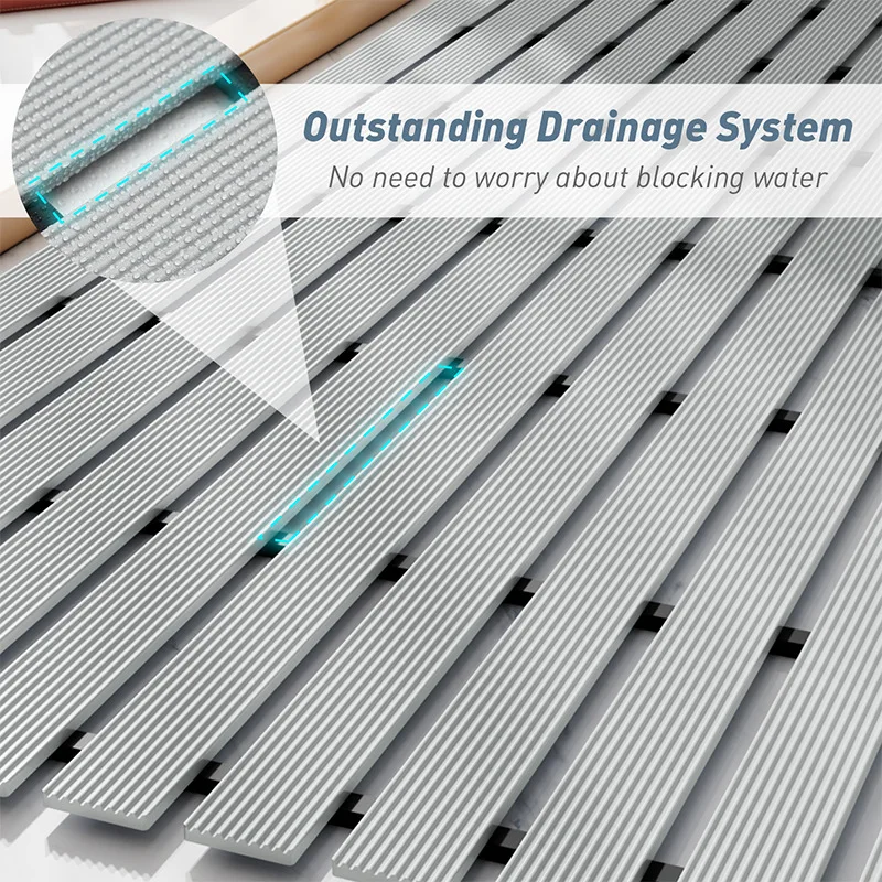Shower room bath shower floor mat toilet floor mat household waterproof anti-drop hotel bathroom anti-slip mat