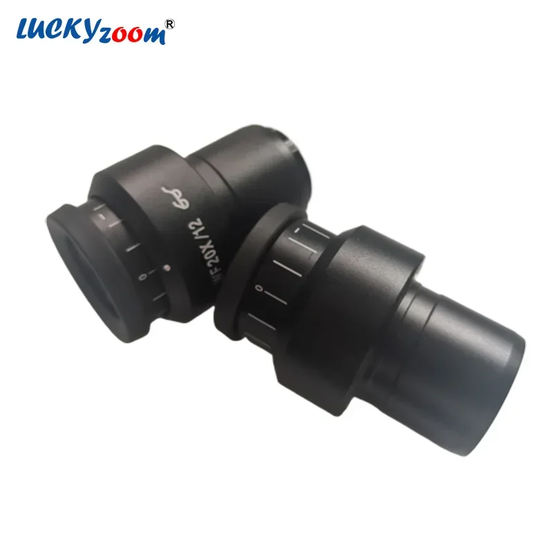 Adjustable Widefield Microscope Eyepiece 20X Binocular Trinocular Stereo Microscope Ocular 30MM Multiple Zoom Microscopio Len