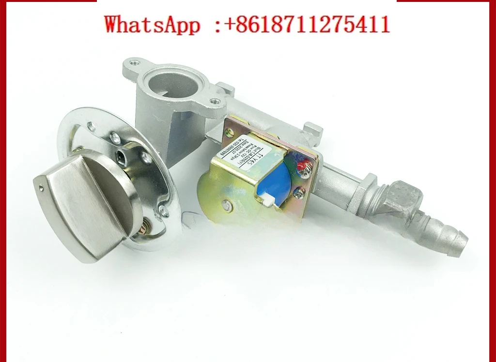 

12V solenoid valve Gas Cake Machine, Barbecue Stove, Floor Stall, Solenoid Valve, Adjustable Fire Power Solenoid Valve