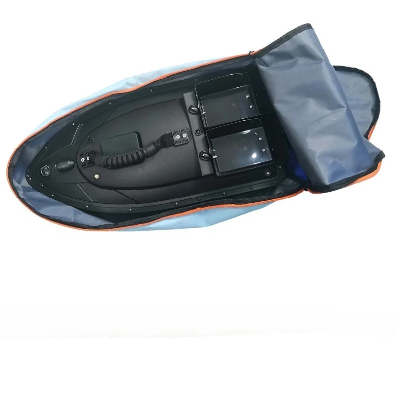 حقيبة قارب الطعم ذات سعة كبيرة مع سحاب متين للإغلاق - ملحقات قارب الصيد المصنوعة من قماش أكسفورد المقاوم للاهتراء #4