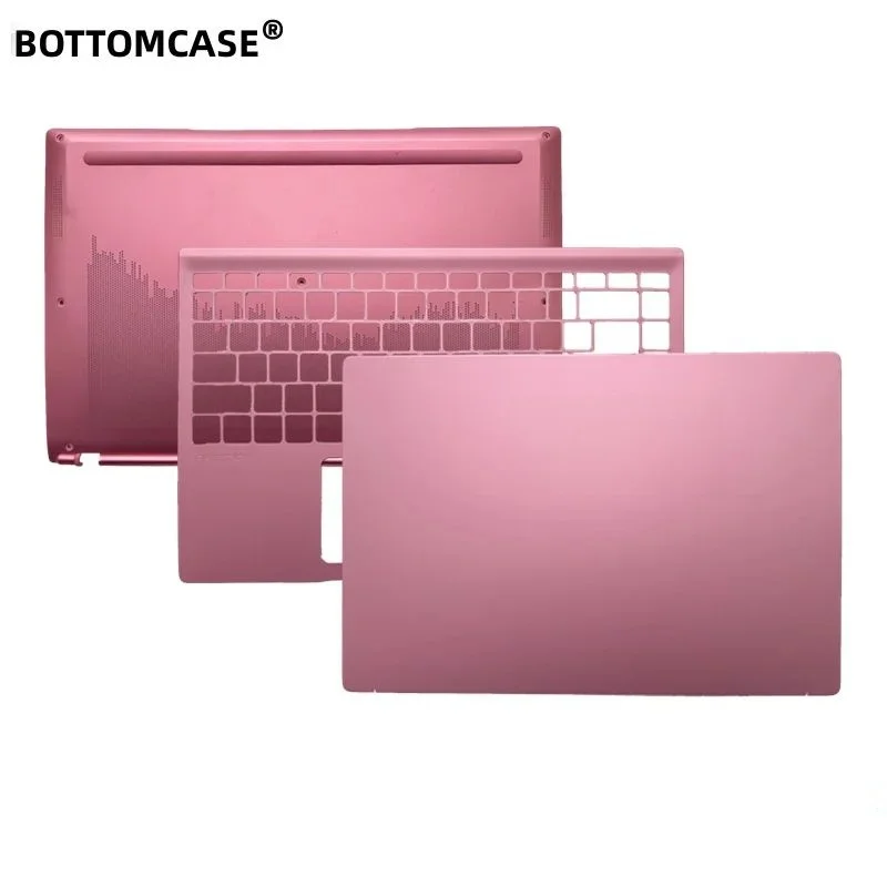 

95%New BOTTOMCASE® Prestige 14MS-14C1 14C2 14C4 P14 LCD Back Cover Laptop Upper Case Palmrest Cover Bottom Bsse Cover Pink