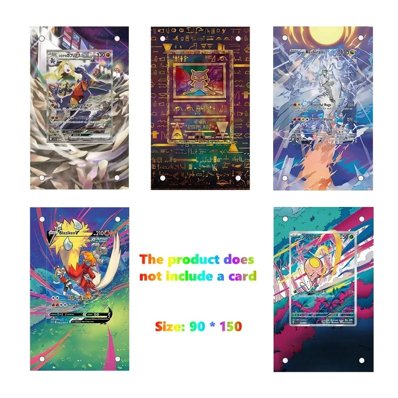 

New Pokemon Display Stand Mew Magikarp Akari Cynthia Miriam EX Acrylic Card Brick Photo Frame PTCG Gift Toys Not Include Cards