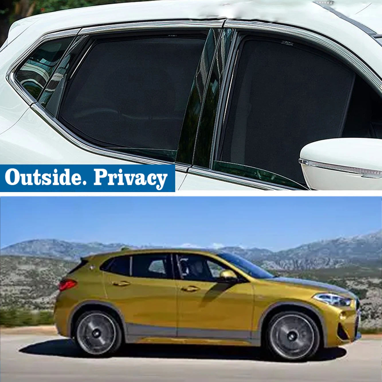 

For BMW X2 F39 2017 - 2022 F 39 2018 2019 Magnetic Car Sunshade Shield Front Windshield Frame Curtain Sun Shades Accessories