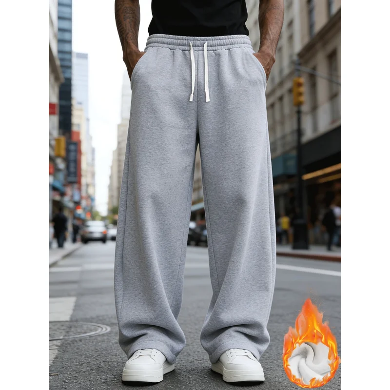 Men'S Best-Selling Casual Sports Pants，Loose Design，Drawstring Design，Jogging Pants，Streetwear And Outdoor Activities