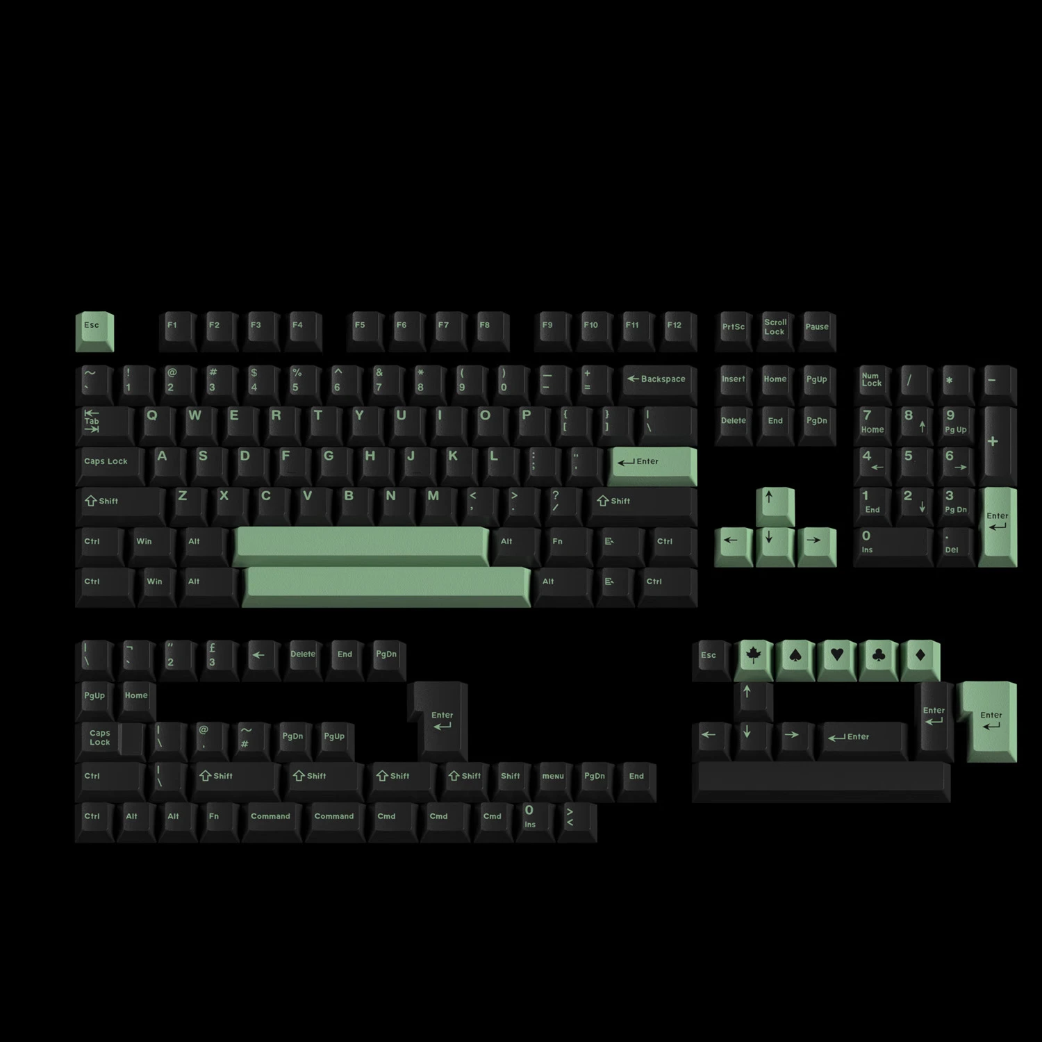 

Хрен CHERRY оригинальный заводской колпачок для ключей ABS двухцветный полный набор колпачков для ключей 163 ключей 68/75/87/104