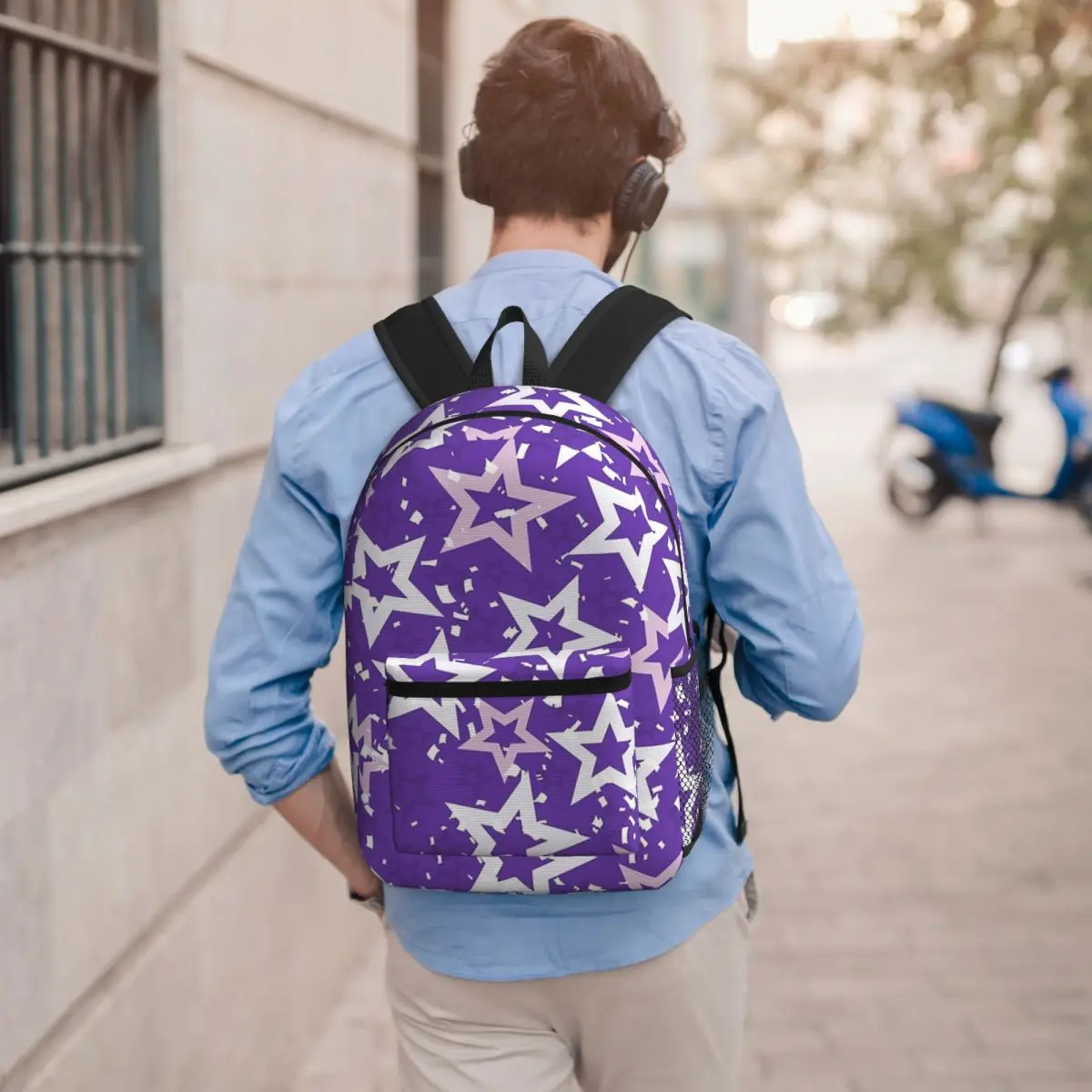 FNaF 1 Foxy Pirates Cove Inspired Texture Student Backpack School Bag Hiking Travel Daypack for Boys Girls Bookbag Shoulder Bags