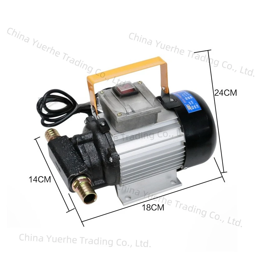 

220V 750W Electrical Self-priming Gear Oil Transport Pump Oil Filling Machine 50-70L Hydraulic Oil Pumping Pump