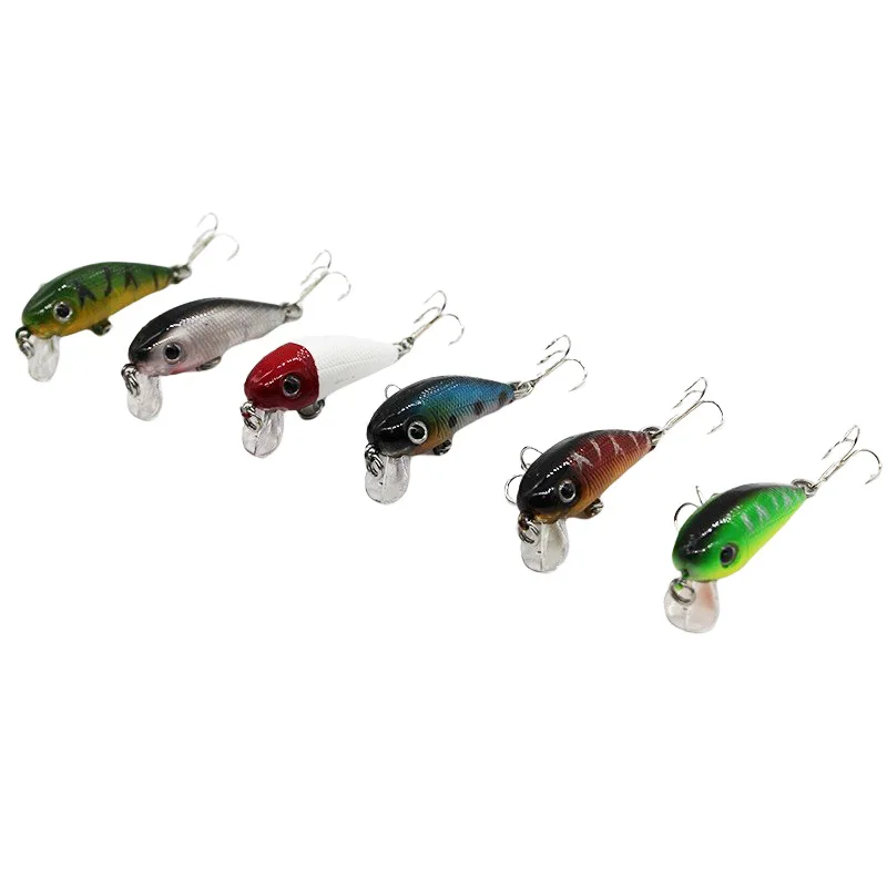 3.2g/35mm Mini Fishing Lure Sinking Mini Fishing Bait Micro Minnow Wobblers CrankBait for Fishing Pike Crankbait Lures