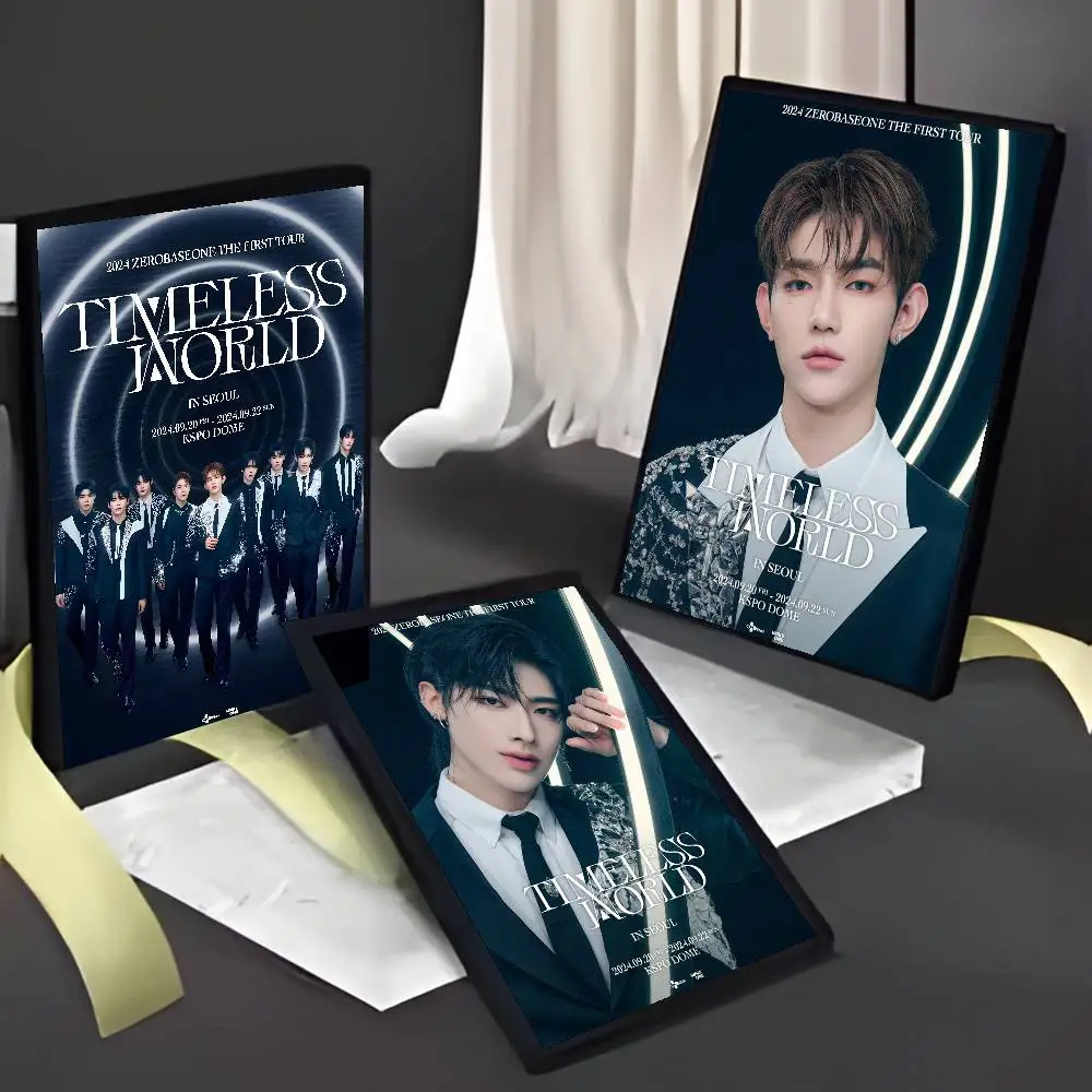 Band Z-ZEROBASEONE-E Singer Kpop Z-ZB1-Zone One Poster Art painting poster with prints Home bedroom living room decoration gift - view 3