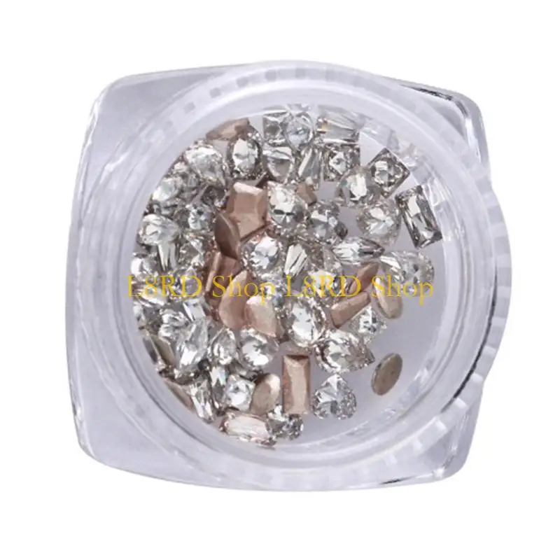 L8RD Horse Eye Rhinestones Zircon Stones Flat Back Rhinestones Diamonds for Nail Art Supplies Jewelry
