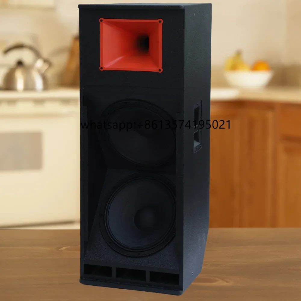 

TPremium Dual 15 Inch Point Source Speaker Audio Stage Full Range Speaker 3-Way Passive Speakers For Indoor/Outdoor Concerts