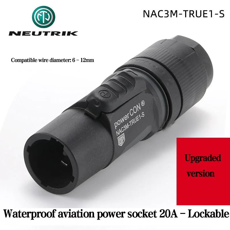 20A220V Wasserdicht Männlich Weiblich Abschließbar Eingang Power Stecker Stecker NAC3FX-W-TOP Outdoor LED Großen Bildschirm Stecker ﻿ NAC3MPX-TOP – Detail 2