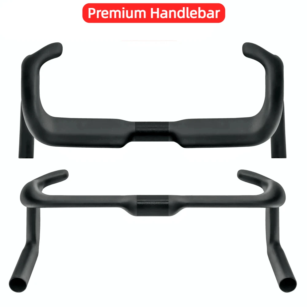 Ultra W19 Carbonfaser Aero-Track-Lenker, gebogener Lenker für Sprint-Matches, Carbon-Fix-Lenker, Track-Bike-Lenker