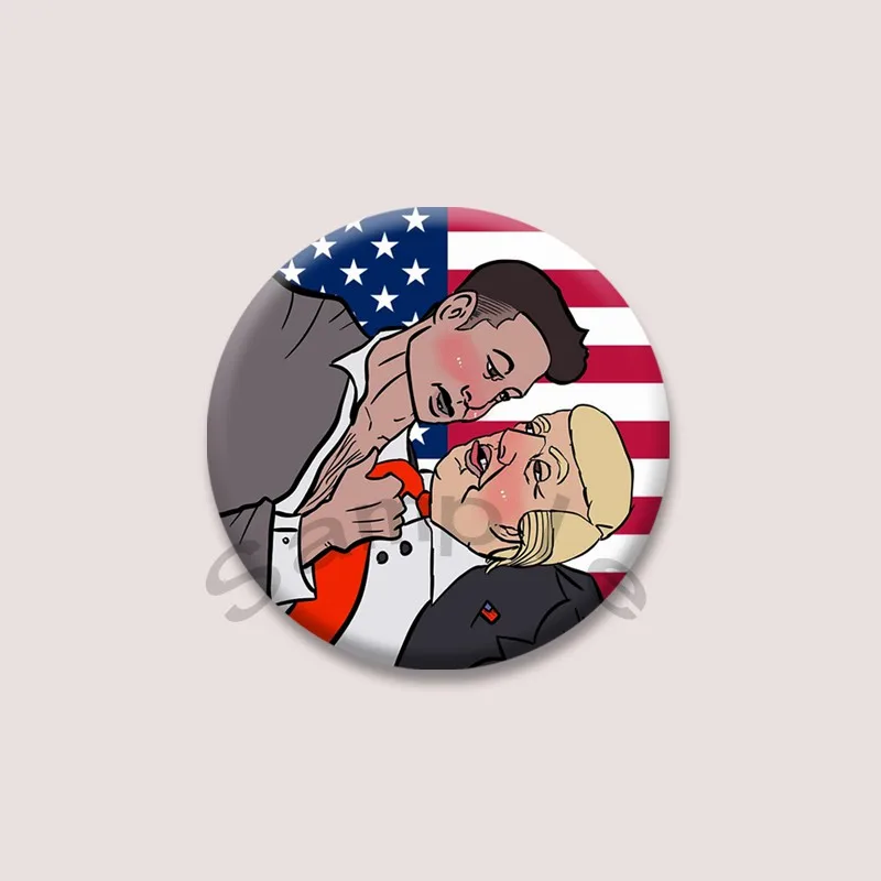 مجموعة Emote ملحمة الوجه دبوس الإبداعية محاولة القتل الكلمات بروش مضحك الكرتون شارة DIY بها بنفسك الملابس حقيبة مجوهرات اكسسوارات #5