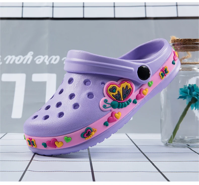 Nette Neue Tier Baby Jungen Hausschuhe Sommer Kinder Cartoon Sandalen Kleinkind Strand Schuhe Mädchen Nette Rutschen Kinder Hausschuhe – Detail 10