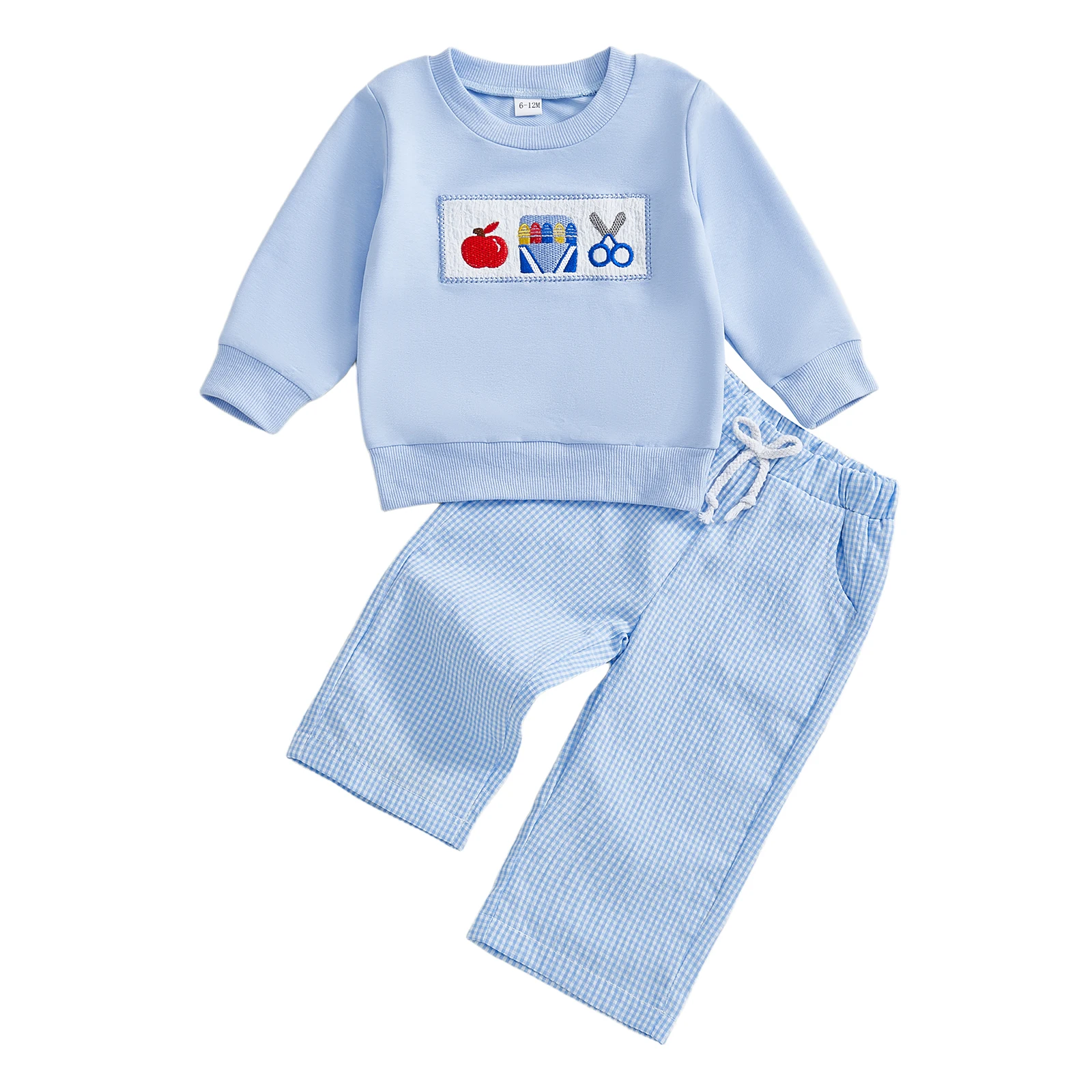 

Toddler Girl 2Pcs Winter Outfit Long Sleeve Snowflake Print Sweater Leggings Set Christmas Clothes for Kids
