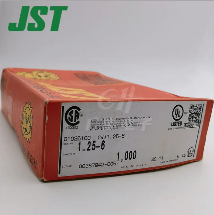 JST 100% New Parts With Connector  1.25-3.7    1.25-6   1.25-MS3    1.25-YS4A   1.25-M4     R1.25-3