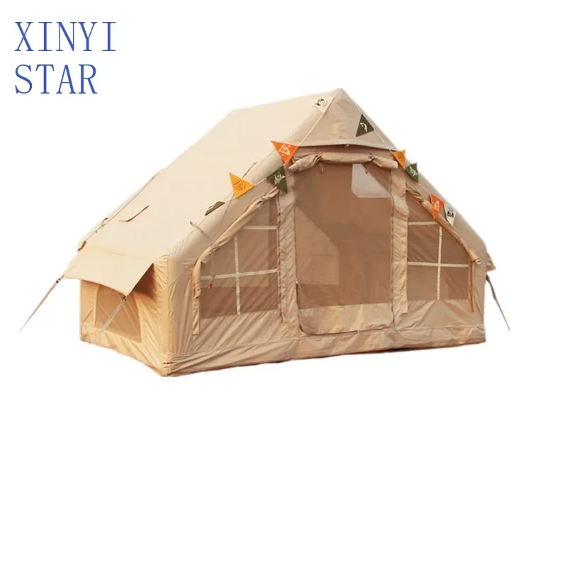Hot Selling 12 square Meters Summer Outdoor Large Space Family Picnic Camping Inflatable Tent