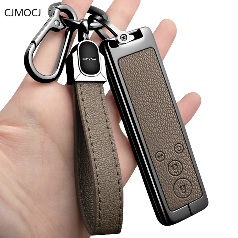 Premium Zinc Alloy Key Cover for BYD Surui/Speed Sharp/G5 - Protective Key Case Keybag Keychain