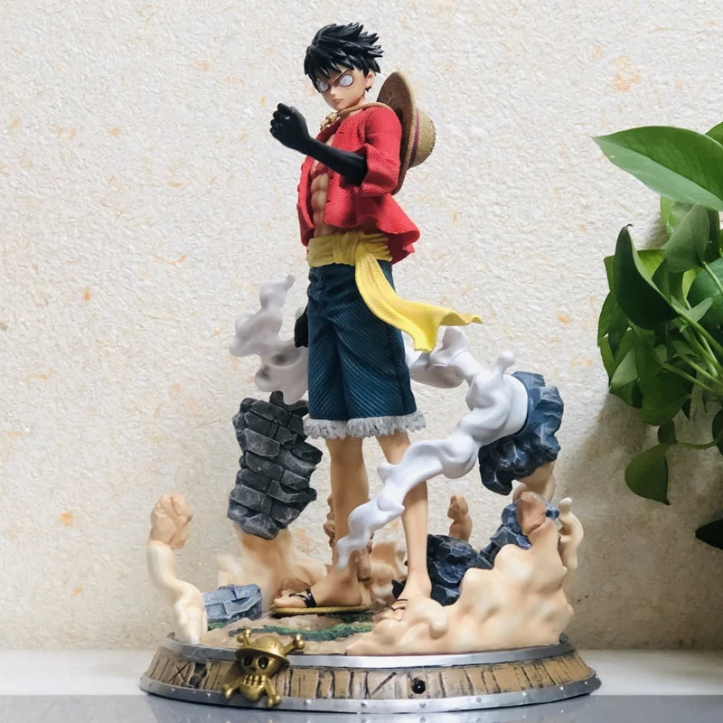 35cm ONE PIECE Anime Figure High quality model dream Nika Monkey D Luffy Base Action Figure Statue Ornaments Collection Gift Toy