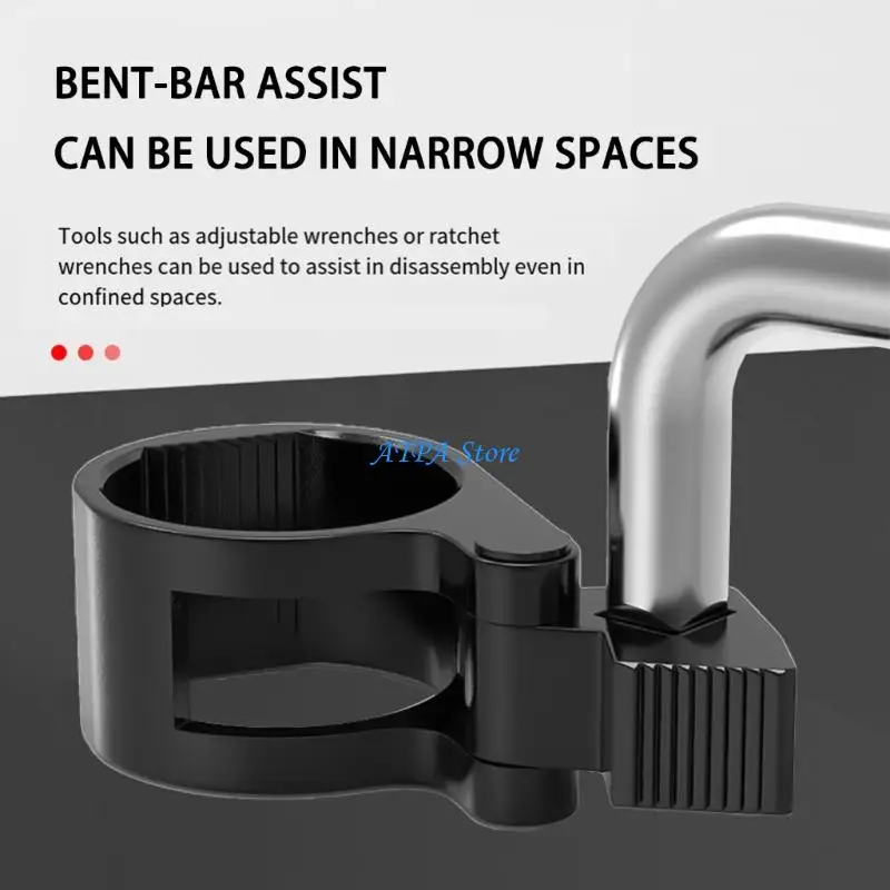

U13C Ergonomic Inner Tie Rod Removal Wrench Strong Auto Repair Tool for Trucks Use