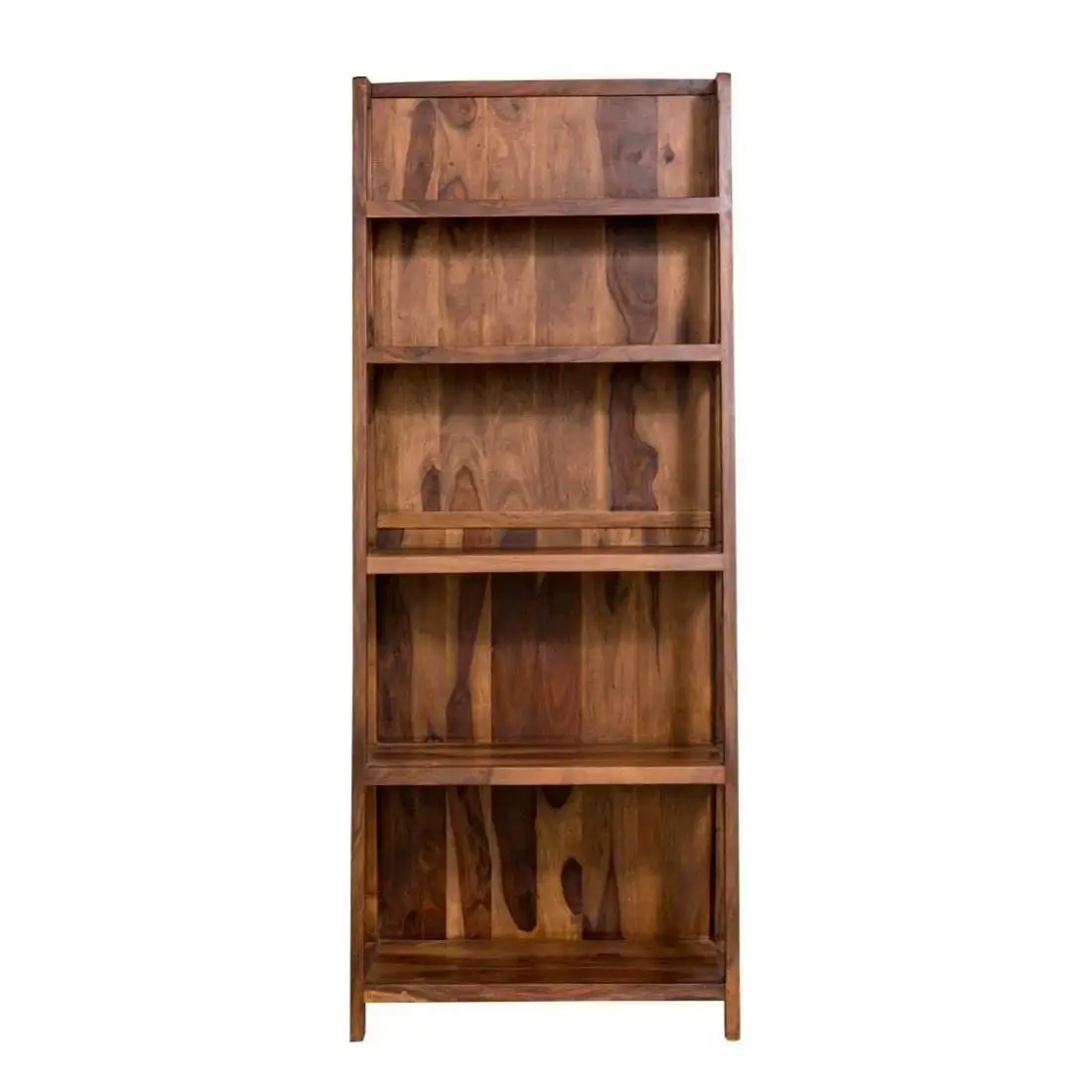Z DU'S Modern Solid Wood Bookcase, High-quality Staircase Bookcase, 5-tier Large Capacity, Versatile Storage SolutionZ