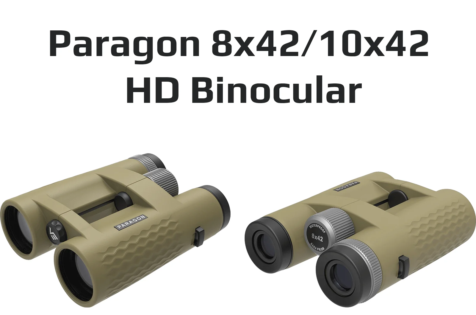 Paragon 10X42 HD-Fernglas FMC dielektrisch beschichtet IP67 wasserdicht mit Stickstoff gefülltem Dachprisma für Vogelbeobachtung, Wandern und Jagd – Detail 2